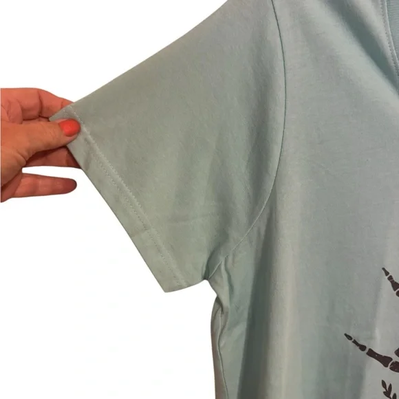 NWT 'BAD TO THE BONE' Graphic Short Sleeve Relaxed Tee PLUS 1X #S - Picture 3 of 6